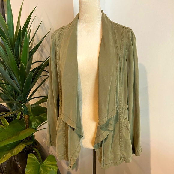 Max Jeans Olive Green Tencel Jacket - Picture 1 of 11